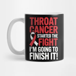 Throat Cancer Head and Neck Cancer Awareness Mug